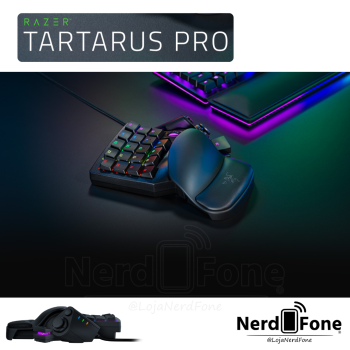 TECLADO RAZER GAMER TARTARUS PRO PRETO