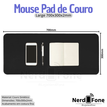 MOUSE PAD COURO FK