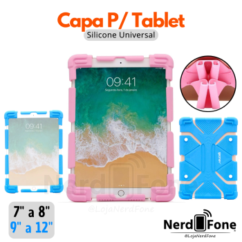 CAPA GEONAV UNIVERSAL DE SILICONE P/ TABLET