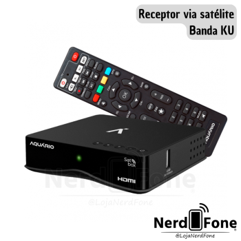 RECEPTOR DE TV SATBOX - BANDA KU AQUÁRIO