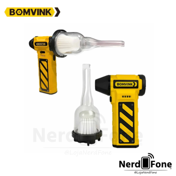 MINI SOPRADOR E ASPIRADOR TURBO