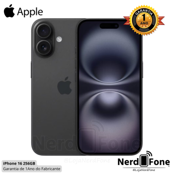 APARELHO IPHONE 16  256 BLACK