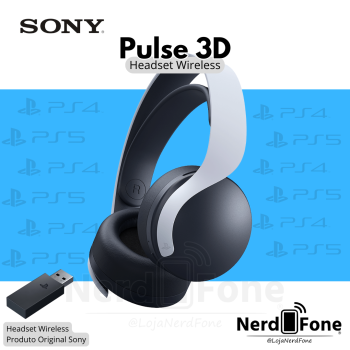 HEADSET S/ FIO PULSE 3D PLAYSTATION SONY