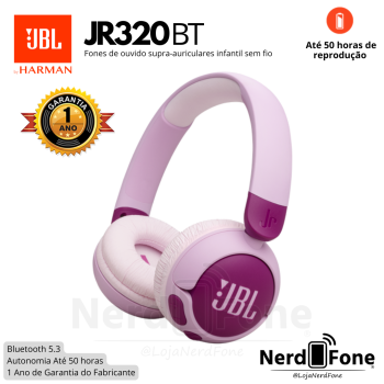 FONE HEADPHONE BT JBL JUNIOR 320BT / ROSA
