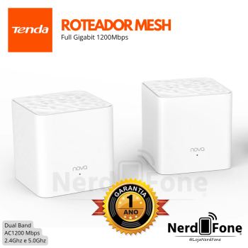ROTEADOR MESH WIFI 1200MBPS TENDA C/2