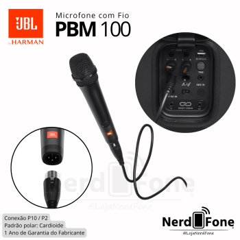 MICROFONE WIRED JBL PMB100 BLK