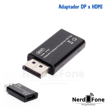 ADAPTADOR NANO DISPLAYPORT (DP) x HDMI KNUP