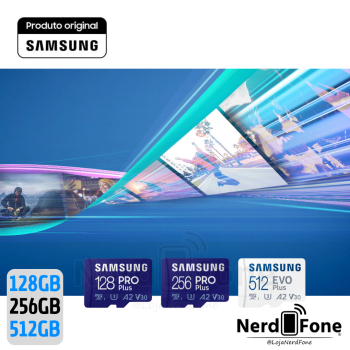 CARTÃO MICRO SD SAMSUNG; mSD V30 U3 4K