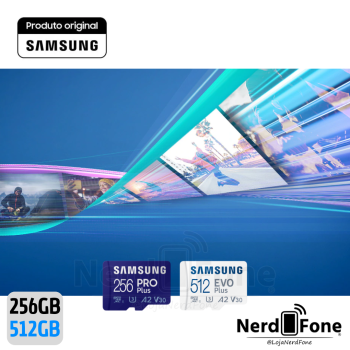 CARTÃO MICRO SD SAMSUNG; mSD V30 U3 4K