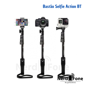 BASTÃO SELFIE MONOPOD RETRÁTIL PROFISSIONAL VUNTENG