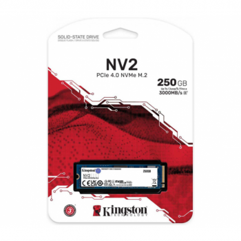 SSD KINGSTON NVME 4.0 M.2 2280; NV2 250GB