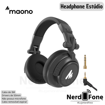 HEADPHONE ESTUDIO DRIVERS DE 50MM MAONO