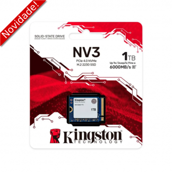 SSD KINGSTON M2 NVME 4.0 M.2 2230; NV3 1TB