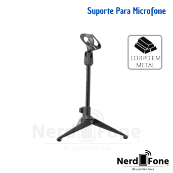 SUPORTE DE MESA PARA MICROFONE TMT