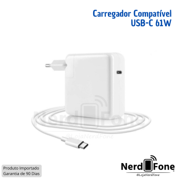 CARREGADOR USB-C MACBOOK 61W PEINING