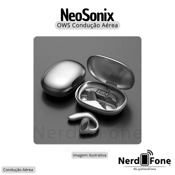 FONE SPORTIVO OWS HR/HS; CONDUÇÃO AÉREA