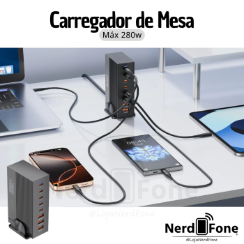 CARREGADOR DE MESA 280W HR
