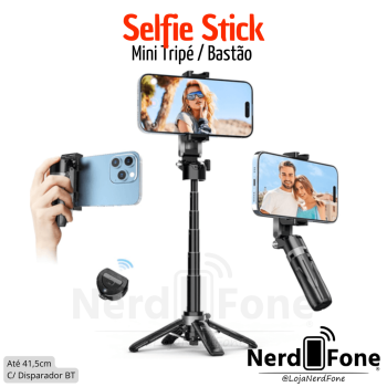 TRIPÉ SELFIE BLUETOOTH (BT) 415MM PEINING