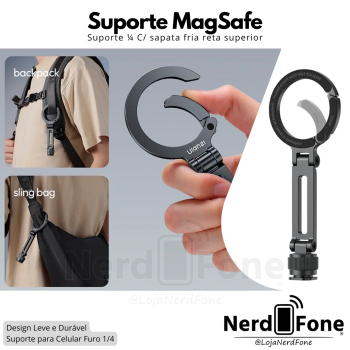 SUPORTE MAGSAFE ULANZI MAGLOCK 1/4 SAPATA FRIA