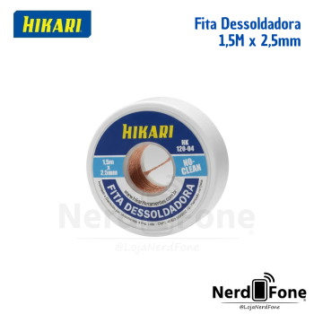 FITA DESSOLDADORA 1,5X2,5MM HIKARI
