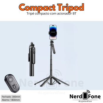 SUPORTE TRIPÉ SELFIE BLUETOOTH (BT)