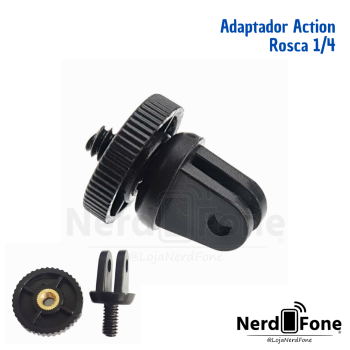 ADAPTADOR ROSCA 1/4 P/ ACTION CAM