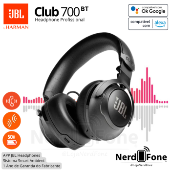 HEADPHONE BT JBL CLUB 700BT ANC BLK