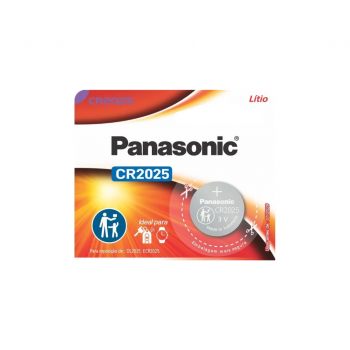 BATERIA BOTÃO 3V CR2025 PANASONIC / UNIDADE