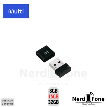 PENDRIVE USB-A 2.0 MULTILASER NANO