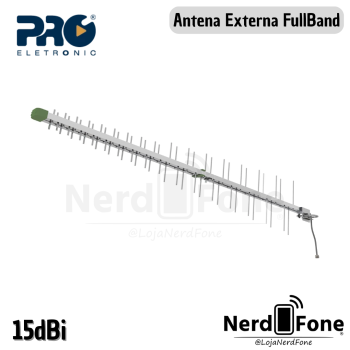 ANTENA EXTERNA FULLBAND 15 DBI PROELETRONIC