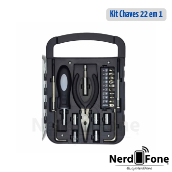 KIT DE FERRAMENTAS 22 EM 1 PEÇAS KAPBOM