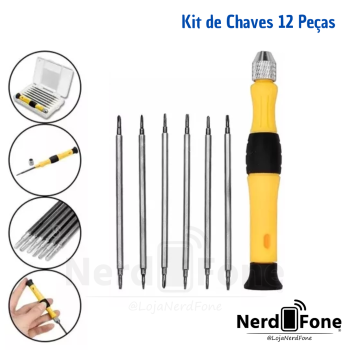 KIT CHAVES TORX 12PCS