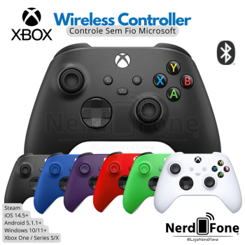 CONTROLE SEM FIO XBOX MICROSOFT;