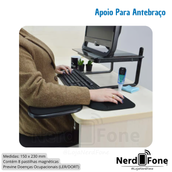 APOIO MAGNETICO PARA ANTEBRACO RELIZA