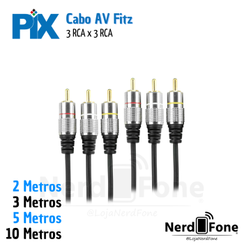 CABO FITZ AV 3RCA x 3RCA PIX