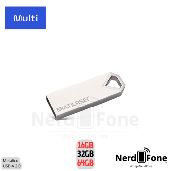 PENDRIVE USB 2.0 METALICO MULTI DIAMOND