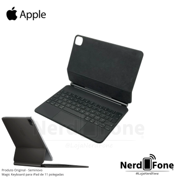 MAGIC KEYBOARD PARA IPAD DE 11 POLEGADAS; MXQT2LL/A - SEMINOVA