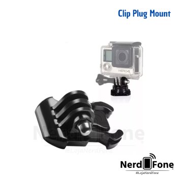 ADAPTADOR CLIP PLUG MOUNT P/ ACTION CAM