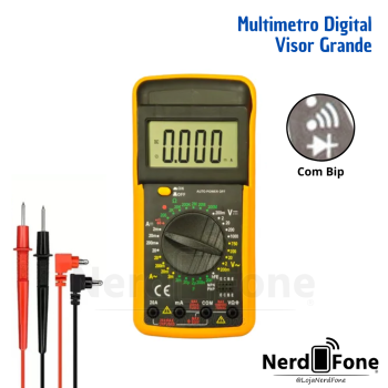 MULTIMETRO DIGITAL; VISOR GRANDE