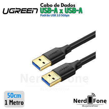 CABO USB-A 3.0 (M) x USB-A 3.0 (M) UGREEN; AMxAM