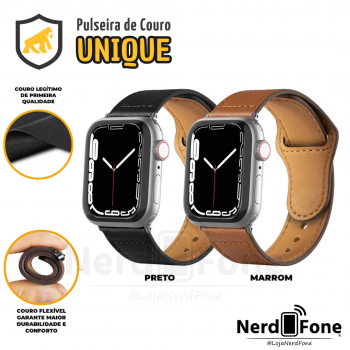 PULSEIRA DE COURO GSHIELD PARA APPLE WATCH