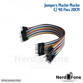 JUMPERS MACHO-MACHO C/ 40 FIOS 20CM