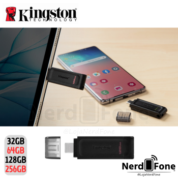 PENDRIVE USB-C 3.2 KINGSTON DATATRAVELER 70
