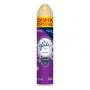 ODORIZADO GLADE AEROSSOL LAVANDA 360ML