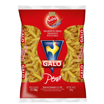 MACARRÃO GALO SEMOLA PENA 500G