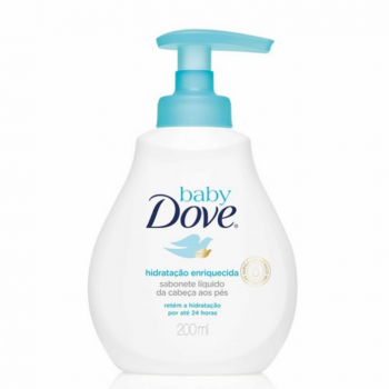 Sabonete Líquido Infantil Baby Dove Hidratação Enriquecida 200ml