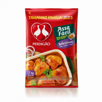 Sobrecoxa de Frango Temperada Assa Fácil Perdigão 1,2kg