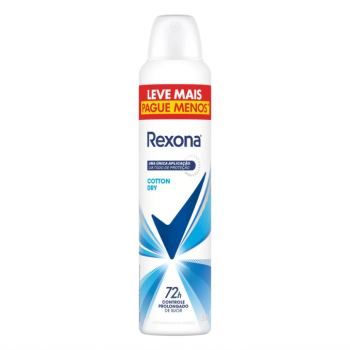 DESODORANTE REXONA FEMININO COTTON DRY 250ML