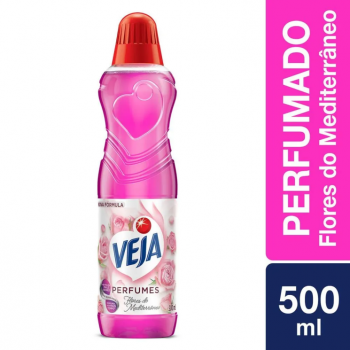 LIMPADOR PERFUMADO VEJA 500ML FLORES DO MEDITERRANEO
