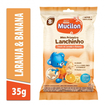 MUCILON SNACKS LARANJA & BANANA 35G